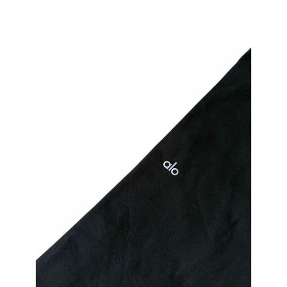 ALO YOGA  Courtside Tearaway Snap Pants Medium Black - Picture 8 of 9